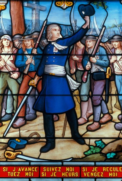 Henri de La Rochejaquelein - Nantes - Musee Dobree - Temporary Expo - Stained glass and war of Vendee by Unknown